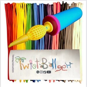 Balloon Kit:  100 Balloons, Pump & Instructions